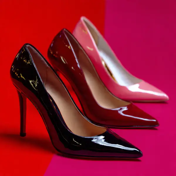 three premium women s leather high heel shoes